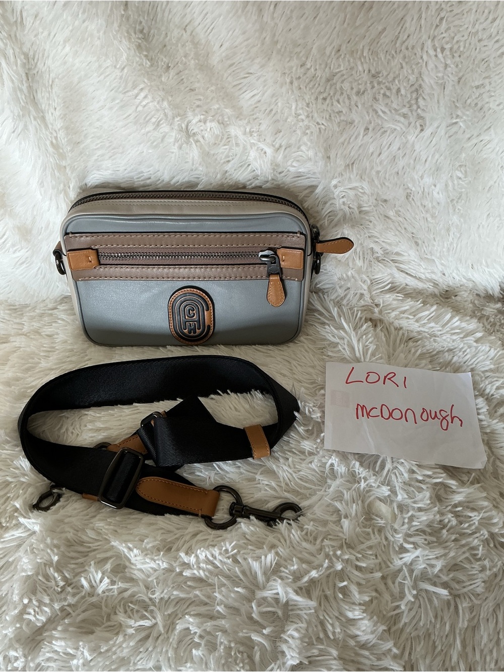 Coach Academy Colorblock Crossbody Bag with Detachable Strap